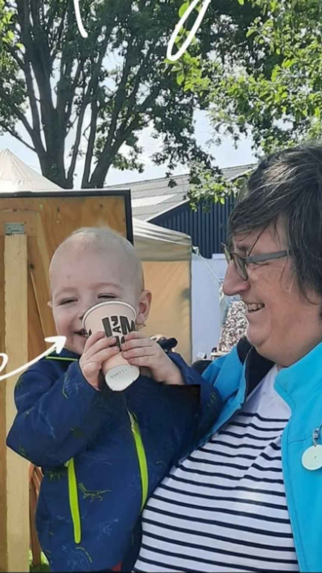 Familie cacao moment