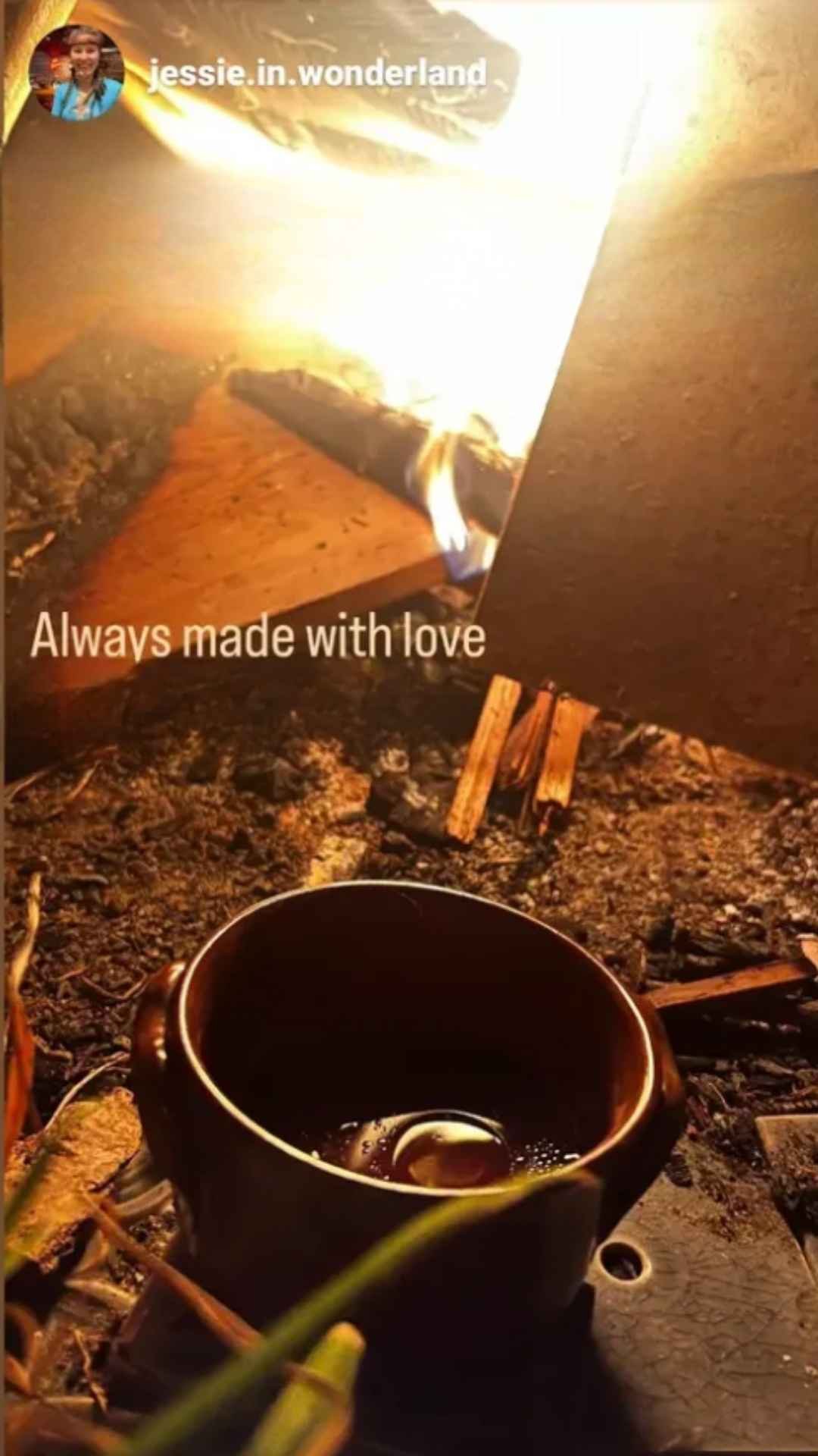 Warm cacao moment